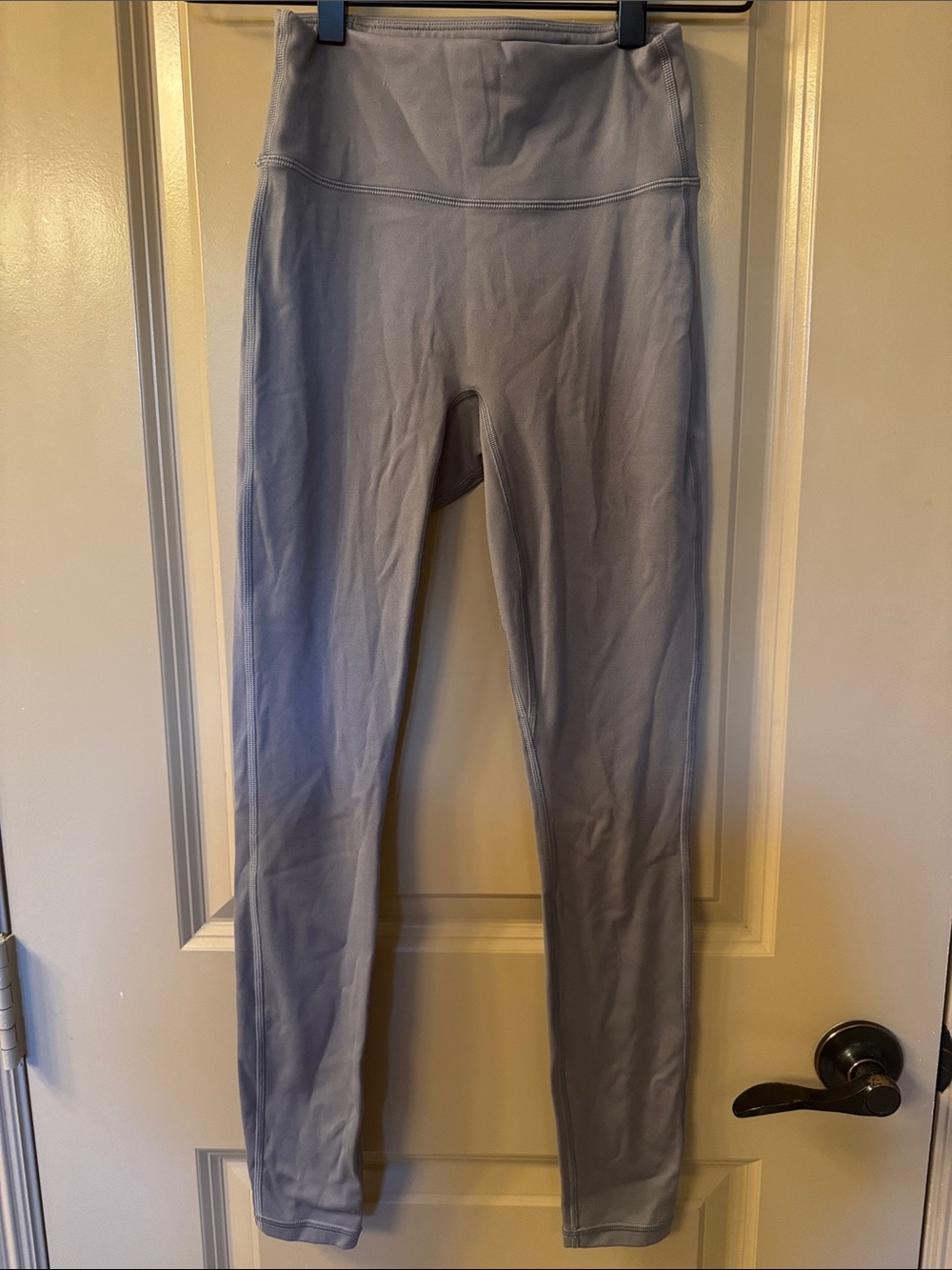 Fabletics Motion 365 High-Waist Light Gray Leggings
